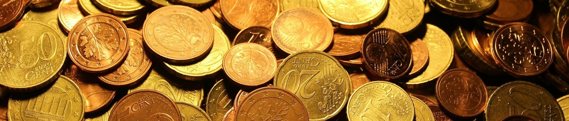 Kleingeld in der Währung Euro