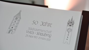 Gästebuch Städtepartnerschaft Wels - Straubing