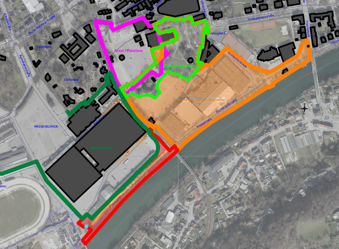 Planungsraum Erweiterung Volksgarten