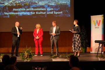 Vereinsempfang 2023 Rammerstorfer Raggl Kroiß © Gerhard Wenzel